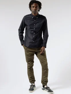 BEAMS PLUS - Gym Pants Slim Twill in Olive