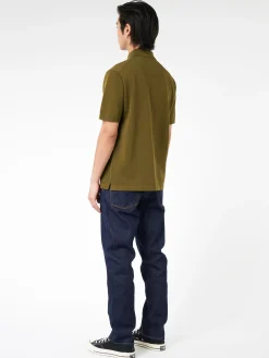 BEAMS PLUS - Knit Polo Shirt in Green