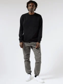 BEAMS PLUS - Long Sleeve Pocket Tee in Black