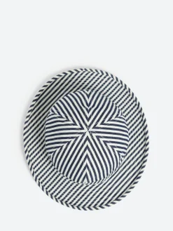 BEAMS PLUS - Mil Hat in Hickory Stripe