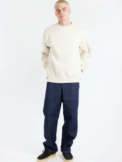 BEAMS PLUS - Raised Back Crewneck Sweatshirt in Oatmeal