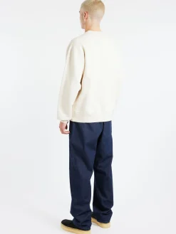 BEAMS PLUS - Raised Back Crewneck Sweatshirt in Oatmeal