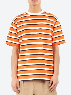 BEAMS PLUS - Sperry Pocket Tee in Orange