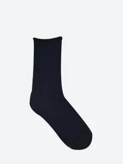 Bleuforêt - Roll Top Wool Sock in Marine