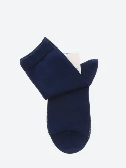 Bleuforêt - Silk Sock in Dark Blue