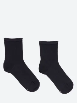 Bleuforêt - Velvet Ankle Sock in Navy