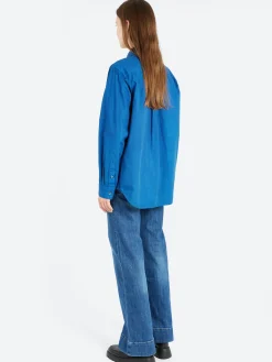 Blue Blue Japan - Fine Oxford Honnai Button-Down Shirt in Indigo