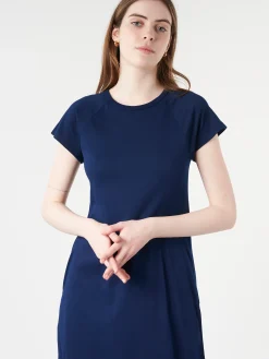 Blue Blue Japan - Flared Dress in Indigo