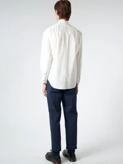 Blue Blue Japan - Organic Cotton Regular Color Shirt in White