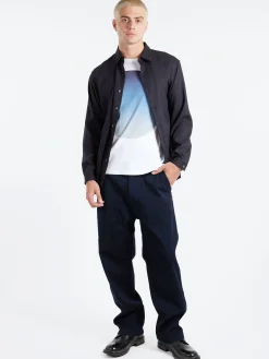 Blue Blue Japan - Twill Shirt in Dark Navy