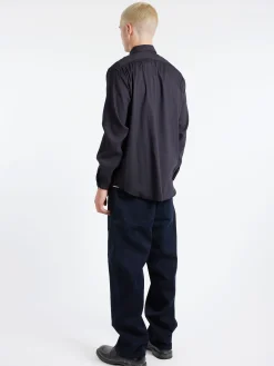 Blue Blue Japan - Twill Shirt in Dark Navy