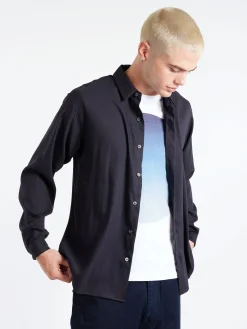 Blue Blue Japan - Twill Shirt in Dark Navy