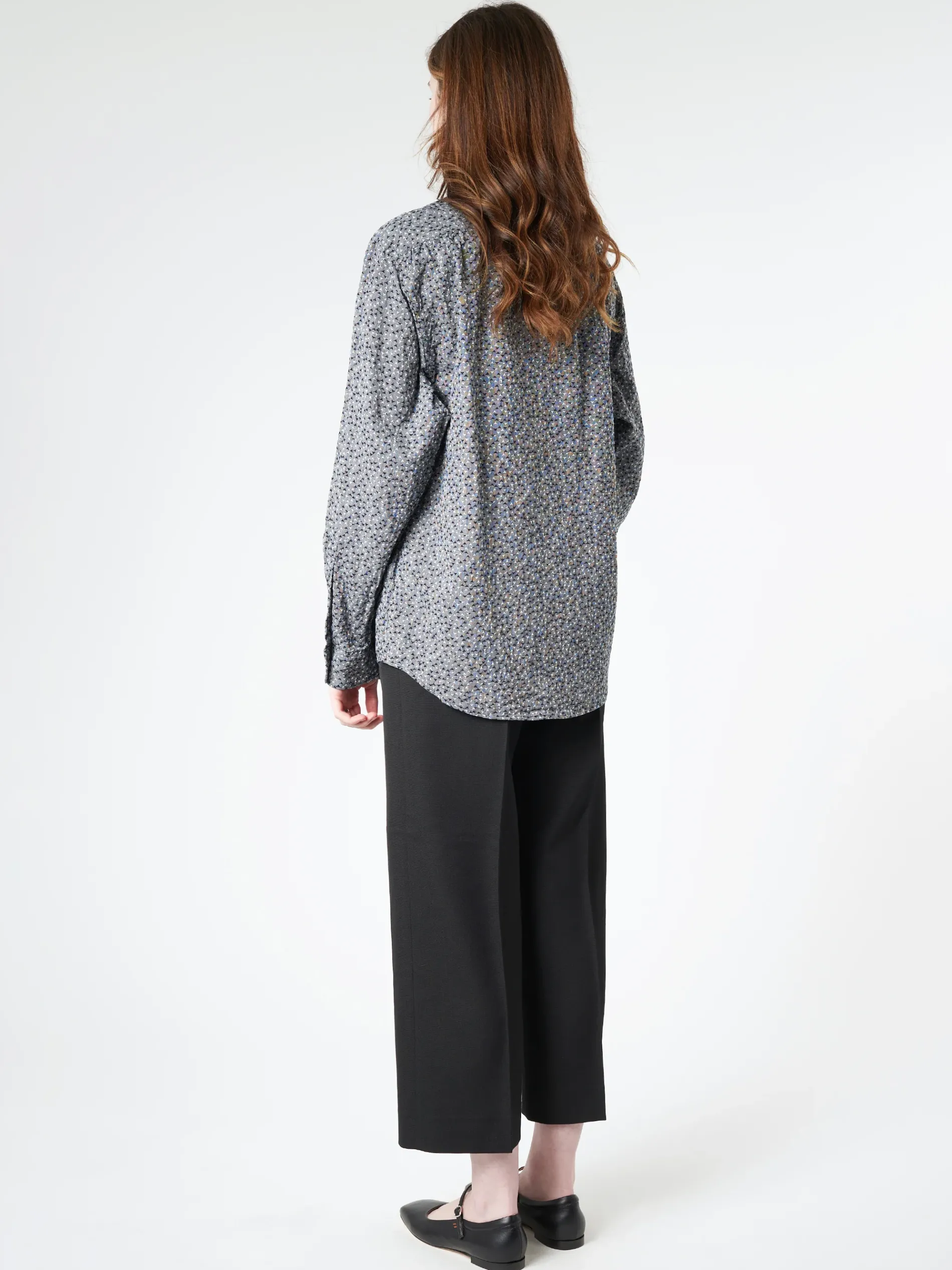 Blue Blue Japan - Yama-komon Shirt in Indigo