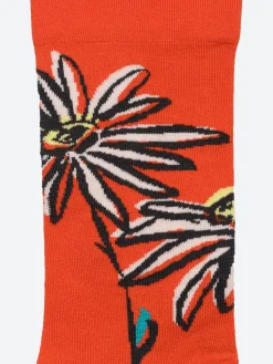 Bonne Maison - Fiction Vermillion Flower Sock