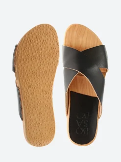 Bosabo - 371 Sandals in Noir Vegetal