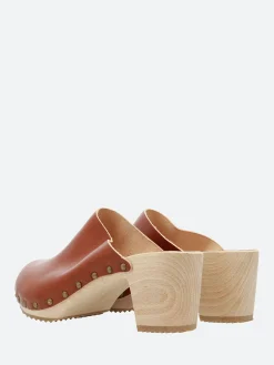 Bosabo - Rosko Clogs in Cognac Vegetal