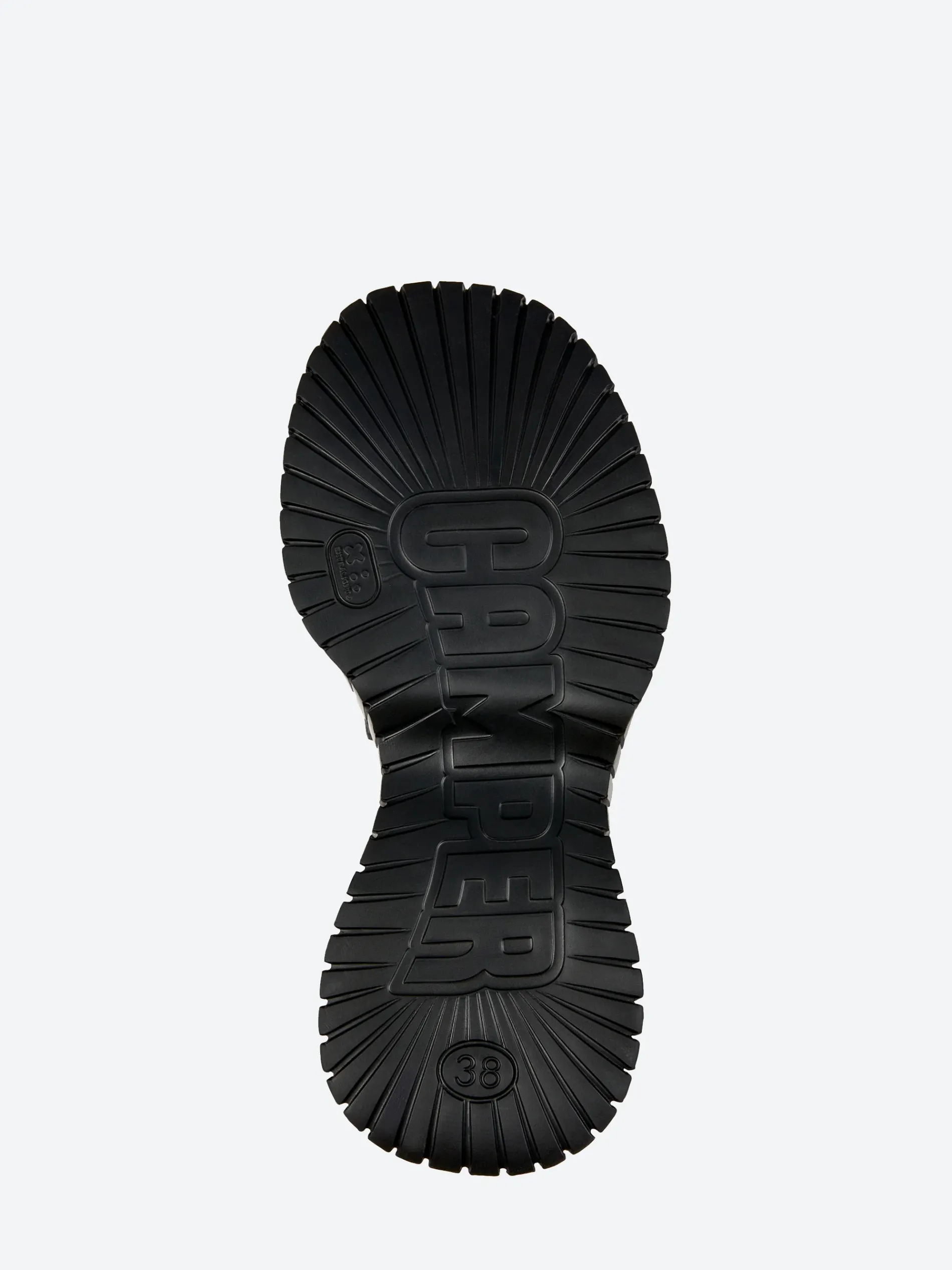 Camper - BCN Cross-Strap Sandal in Black