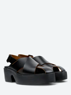 Camper - Billie Sandals in Black