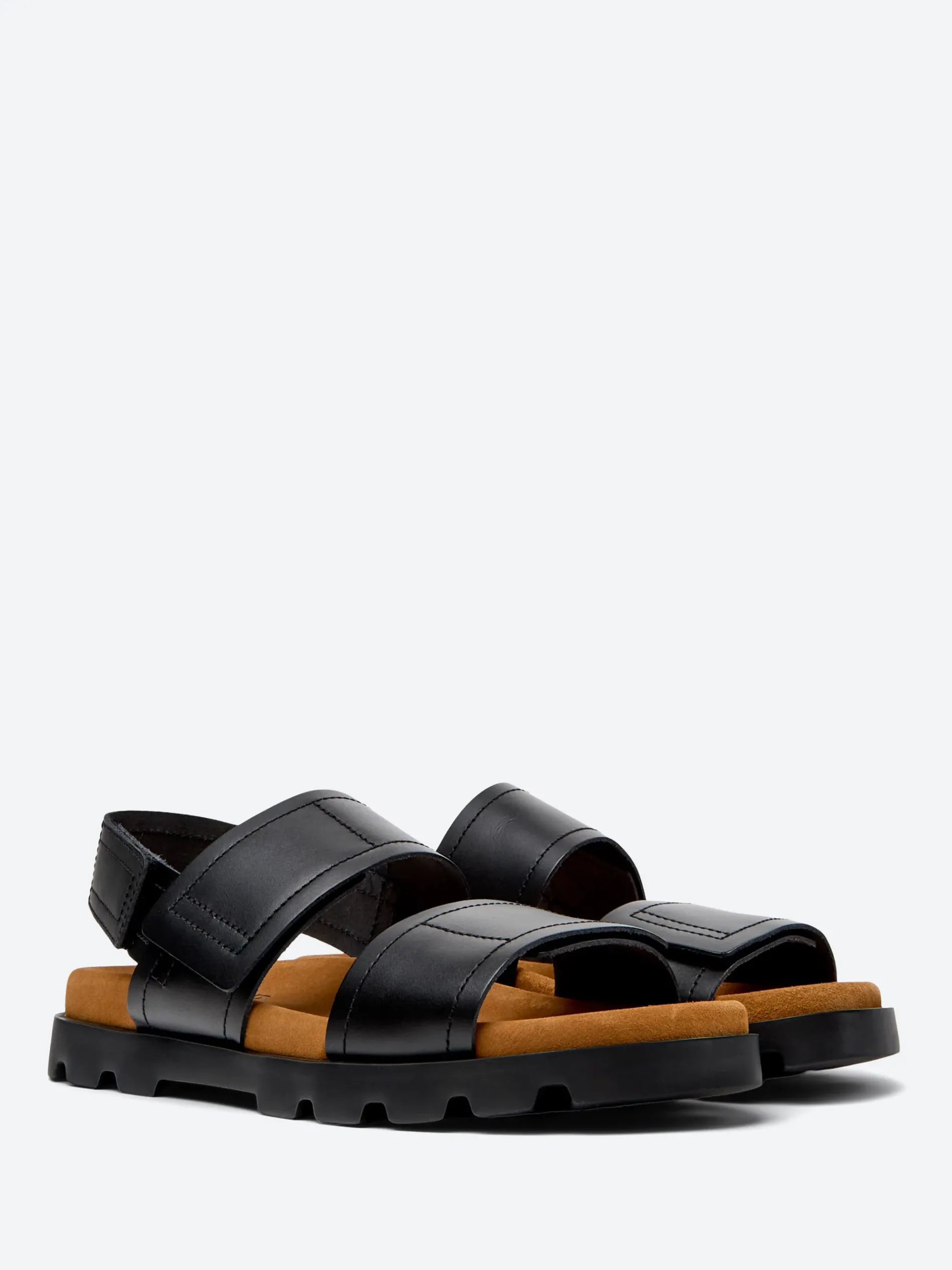 Camper - Brutus Sandals in Black