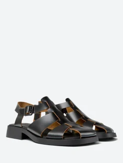 Camper - Dana Fisherman Sandals in Black