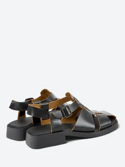 Camper - Dana Fisherman Sandals in Black