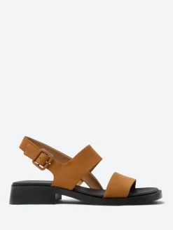 Camper - Dana Sandals in Brown Suede