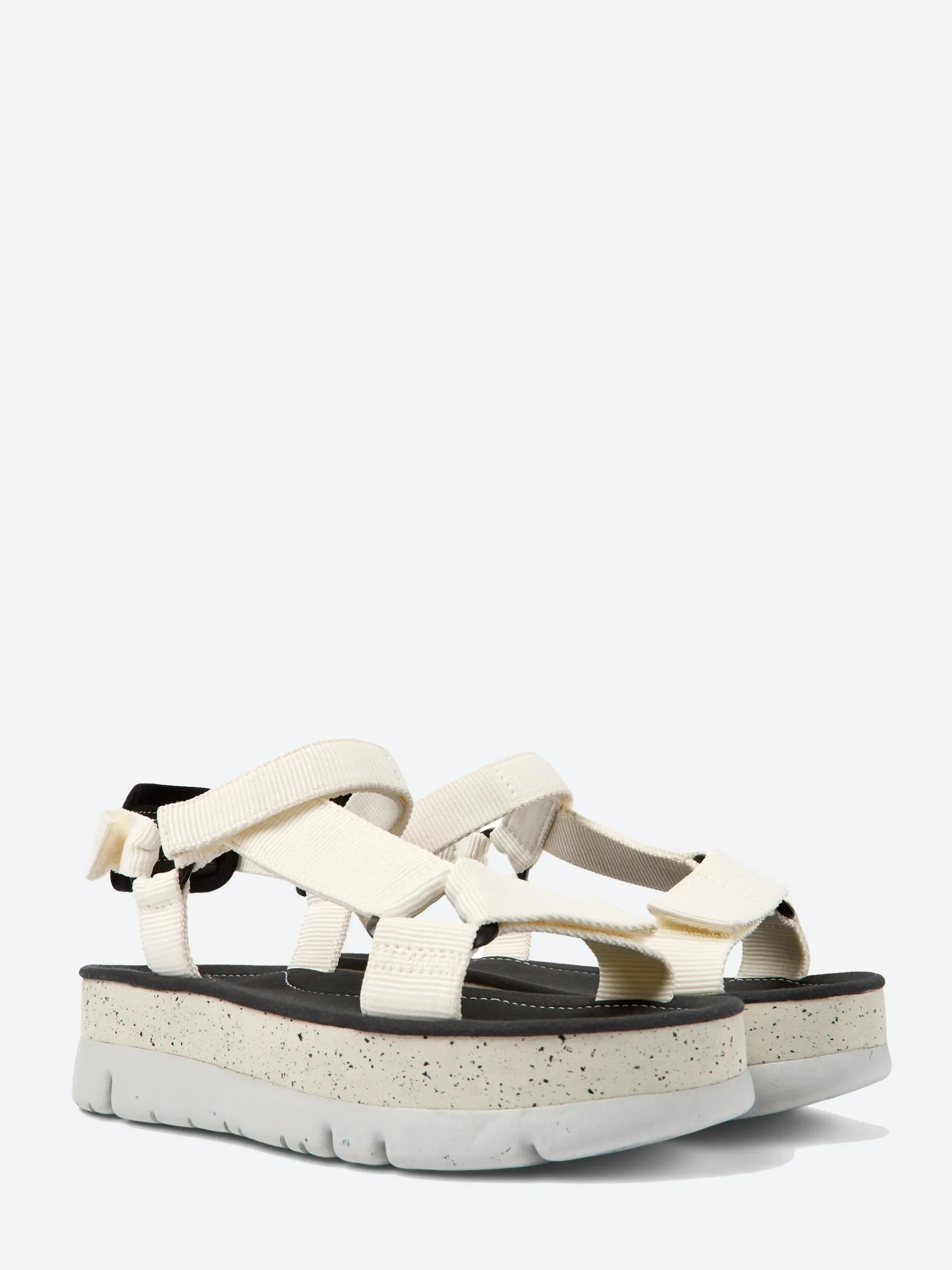 Camper - Oruga Up Sandals in White Natural