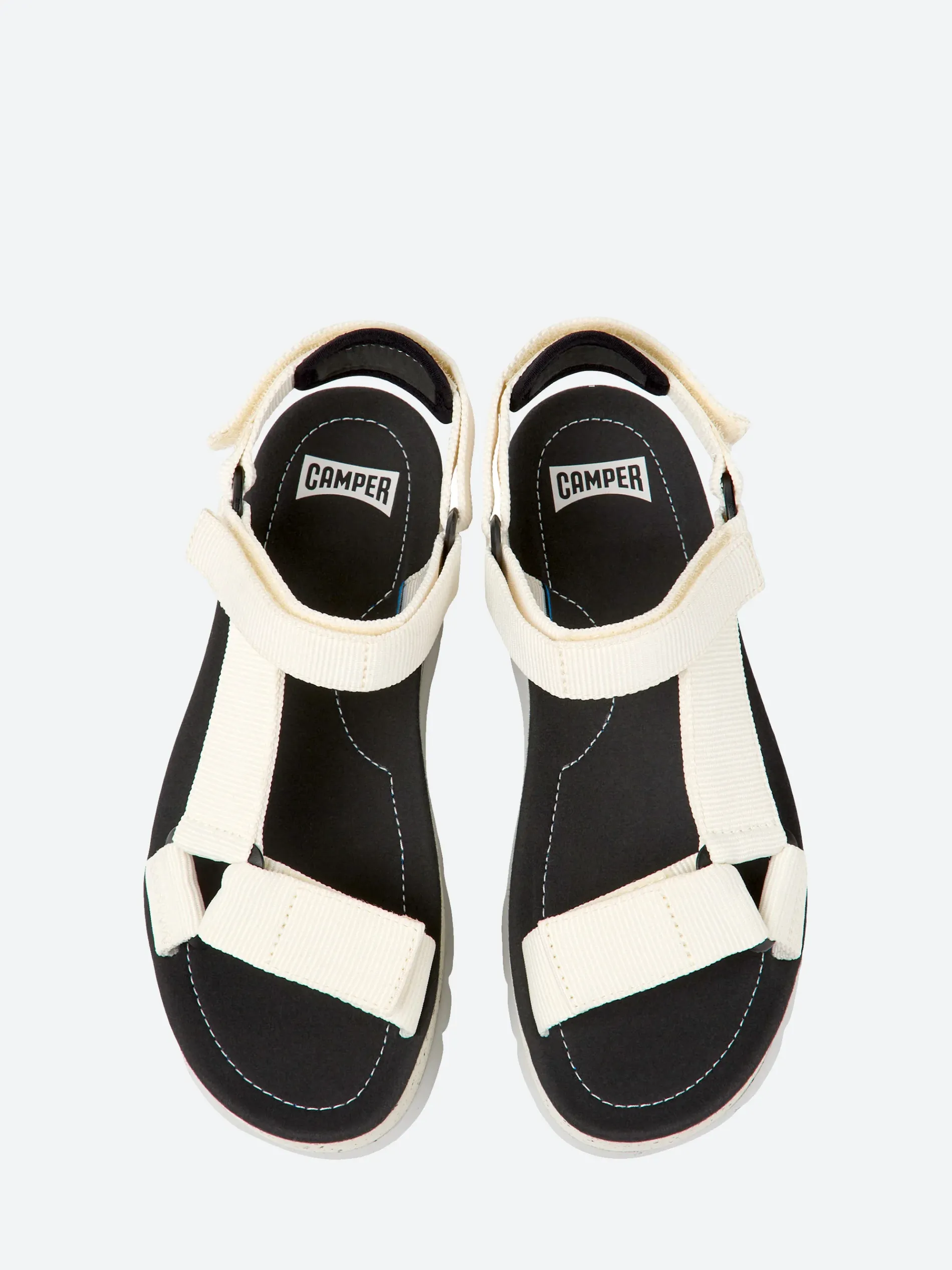 Camper - Oruga Up Sandals in White Natural