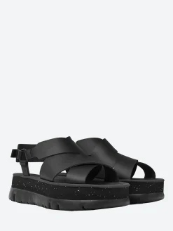 Camper - Oruga Up Sandals in Black