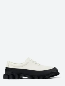 Camper - Pix Lace-Up Shoes in White and Black