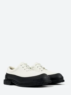 Camper - Pix Lace-Up Shoes in White and Black