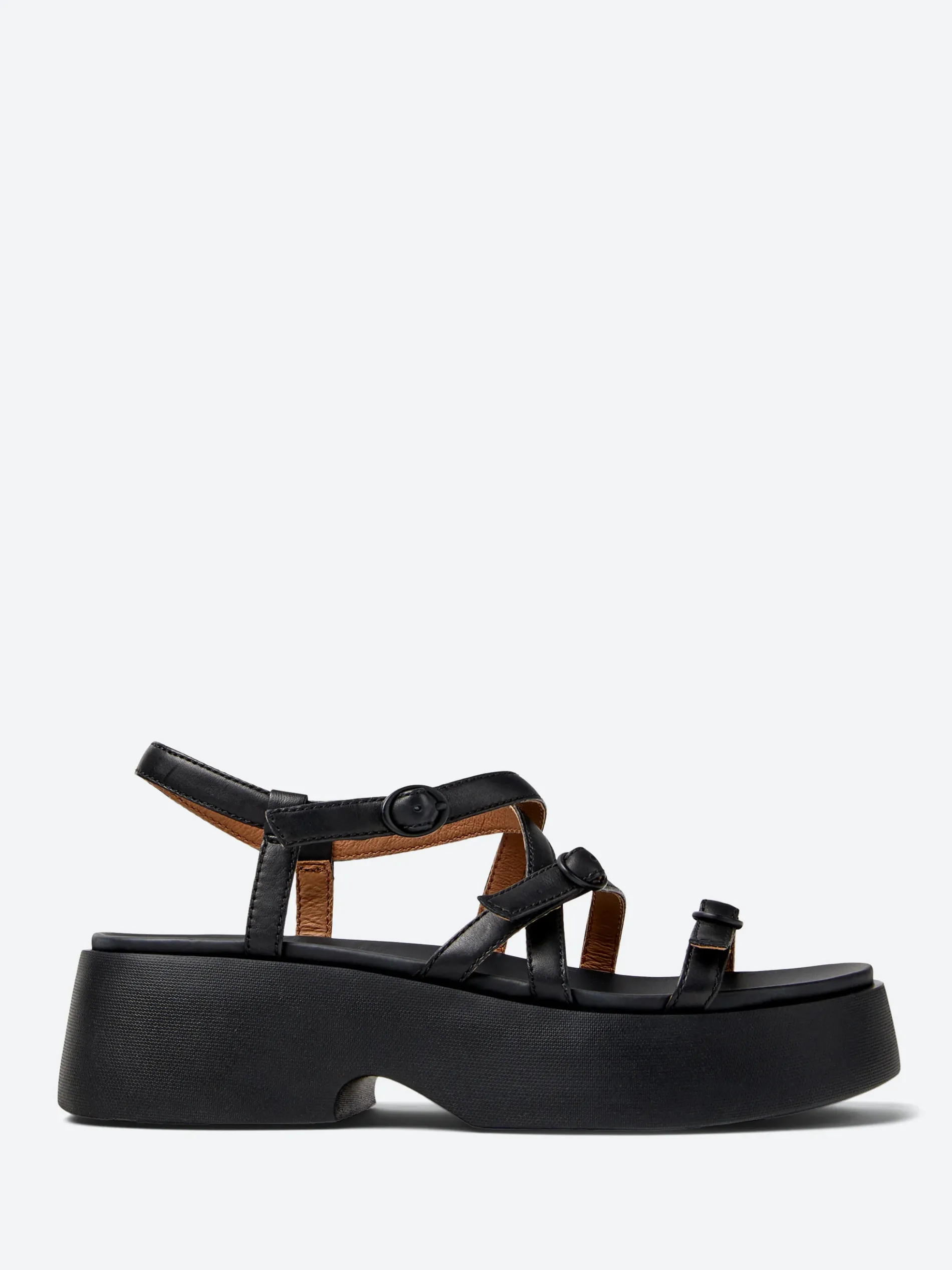 Camper - Tasha Sandals in Black