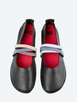 Camper - Twins Right Nina Ballerinas in Black