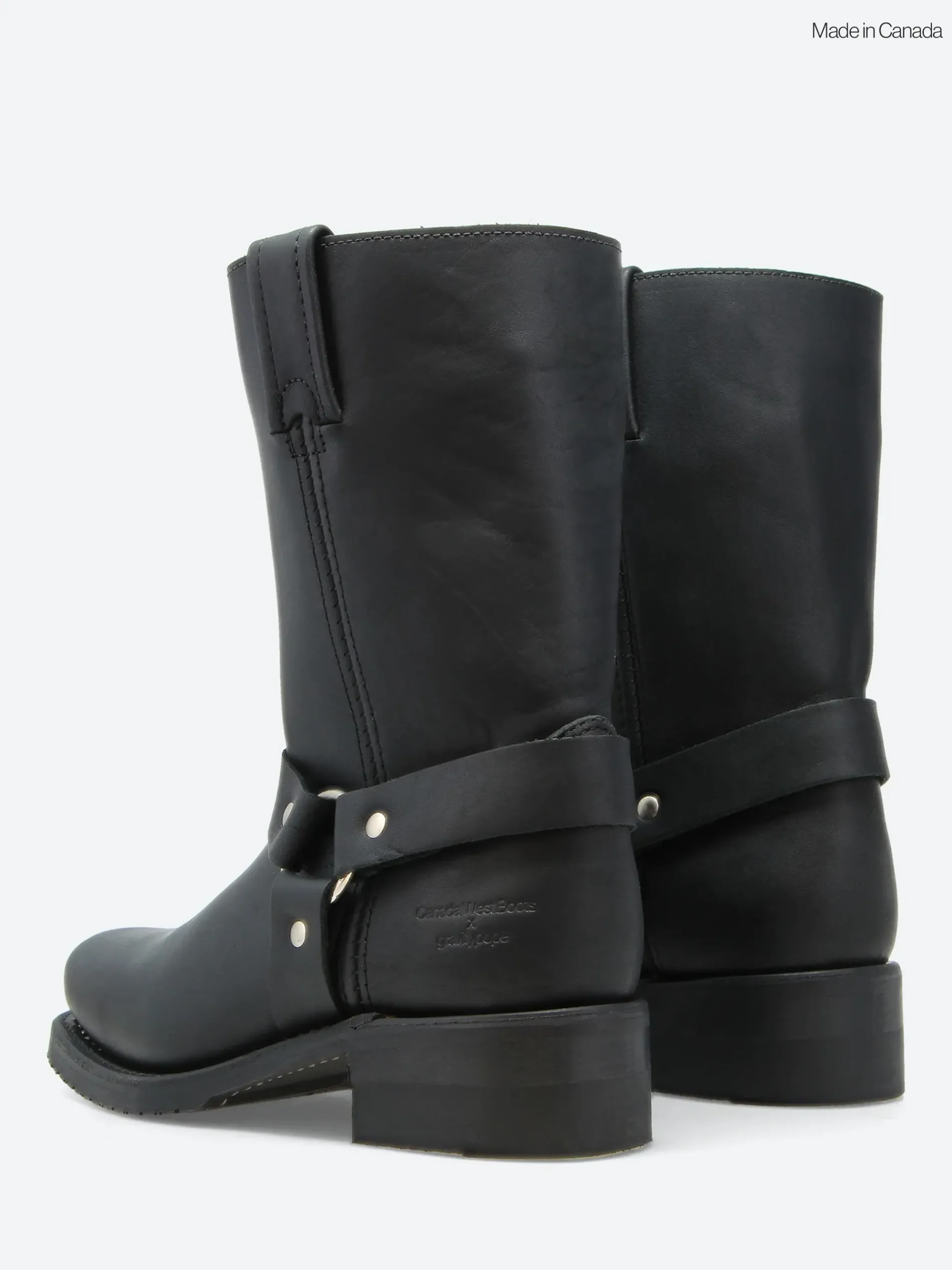 Canada West Boots - 7629-2 in Black Loggertan