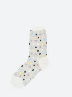 Candy Dots Crew Sock