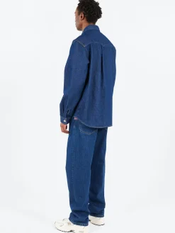 Carhartt WIP - Harvey Shirt Jacket in Blue Rinse