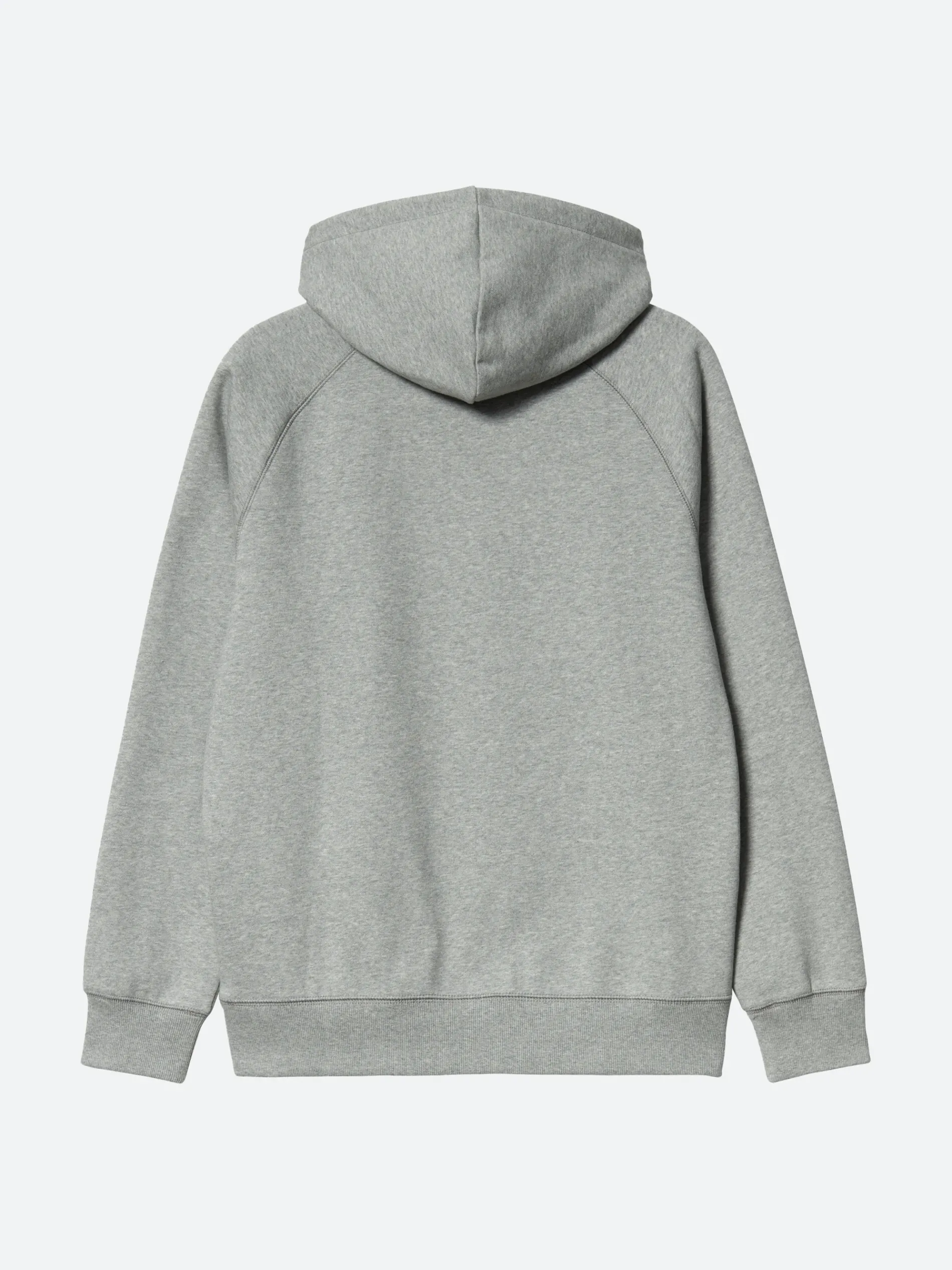 Carhartt WIP - Hooded Chase Sweatshirt in Grey Heather/Gold