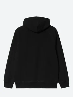 Carhartt WIP - Hooded Chase Sweatshirt in Black/Gold