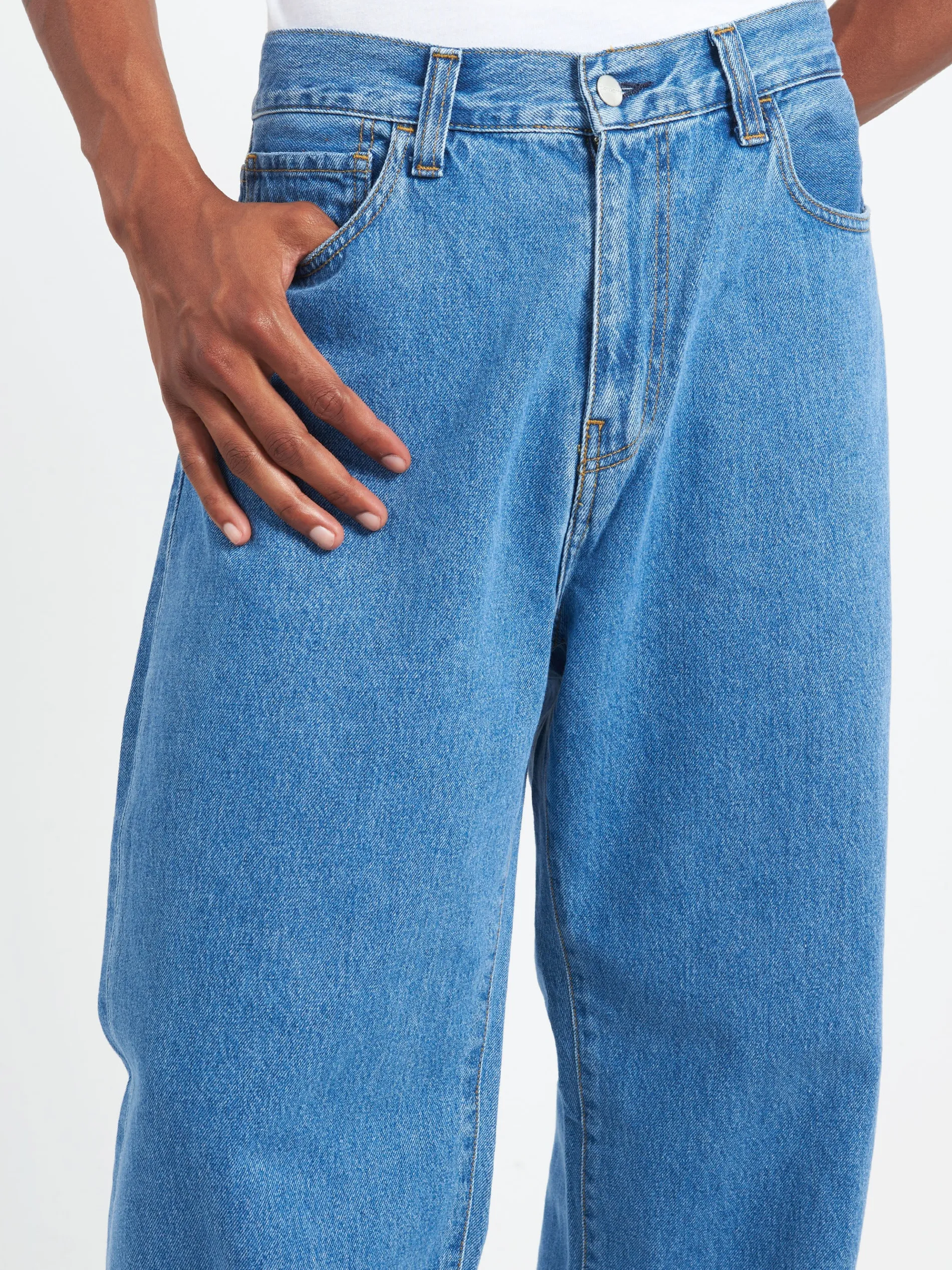 Carhartt WIP - Landon Pant in Blue Heavy Stone Wash