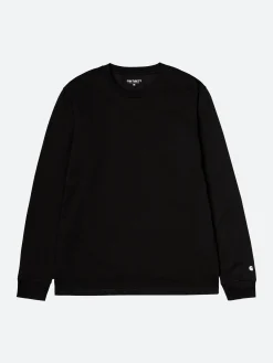 Carhartt WIP - L/S Base T-Shirt in Black/White