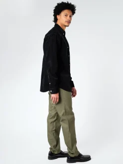 Carhartt WIP - L/S Madison Cord Shirt in Black/Wax