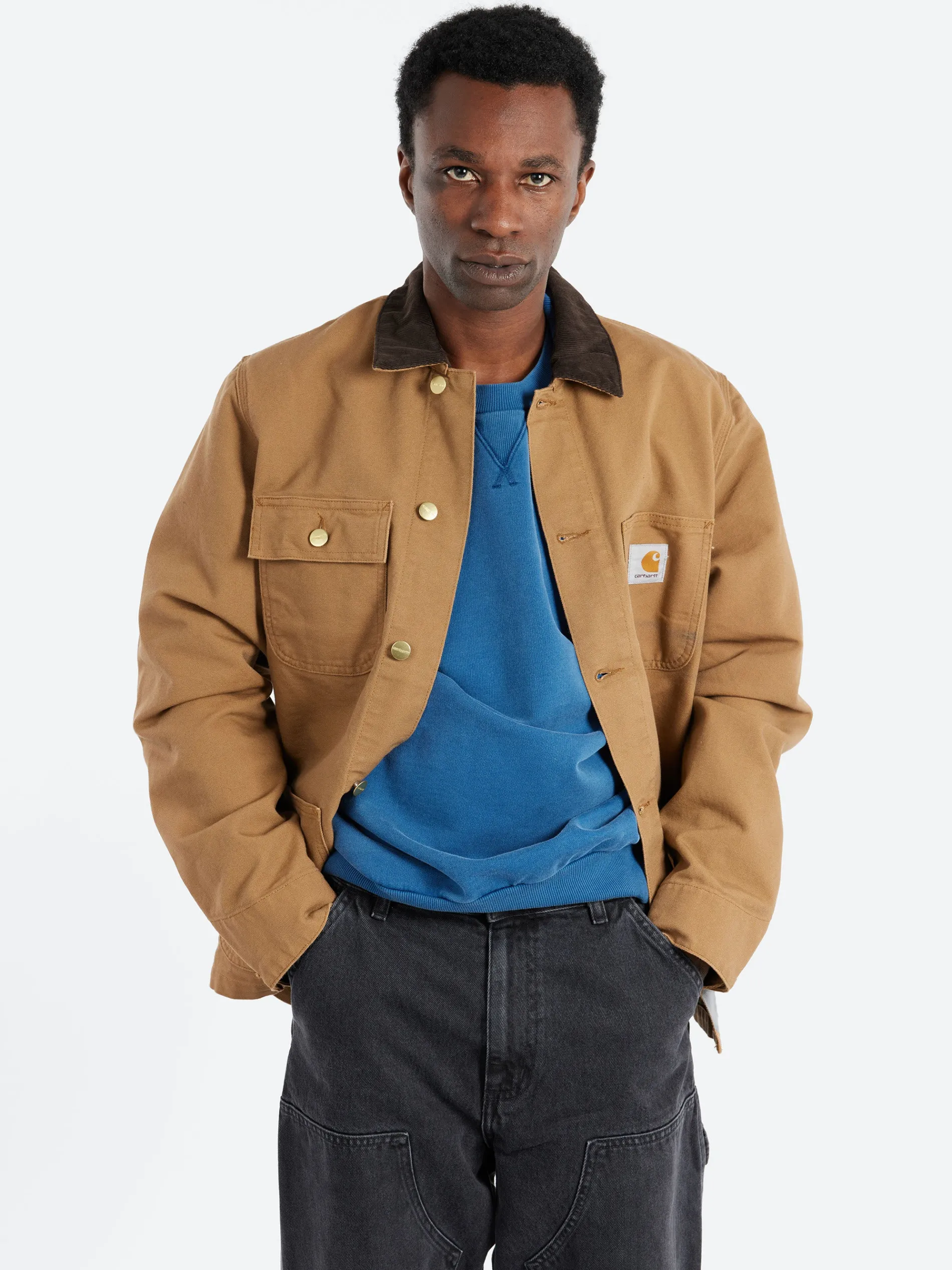 Carhartt WIP - Michigan Chore Coat (Spring) in Hamilton Brown and Tabacco