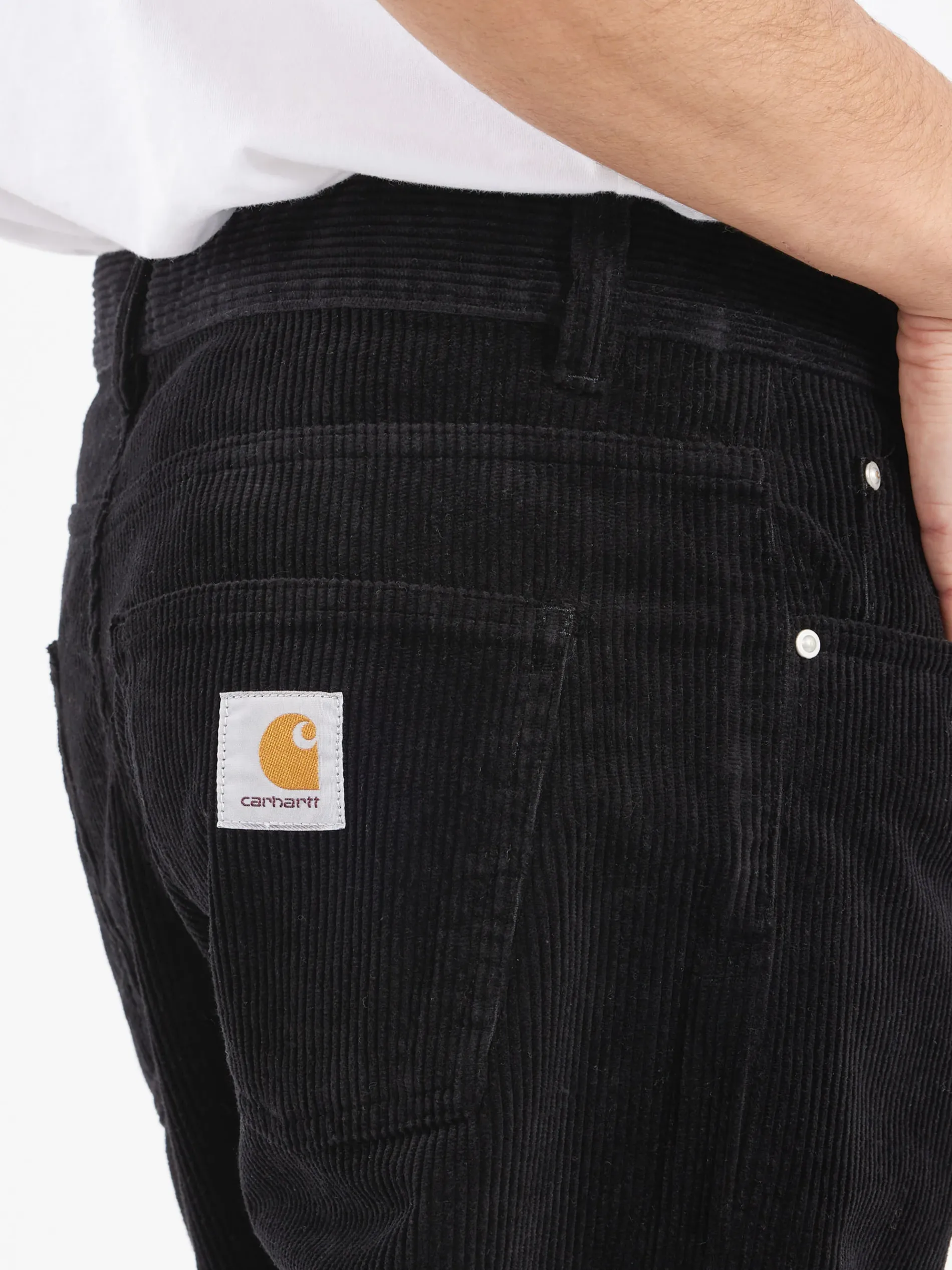 Carhartt WIP - Newel Pant in Black Rinse