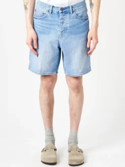 Carhartt WIP - Newel Short in Blue Light Used Wash