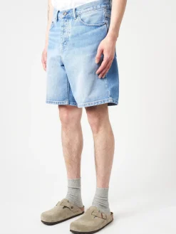 Carhartt WIP - Newel Short in Blue Light Used Wash