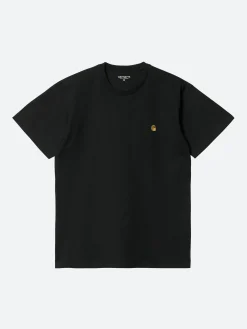 Carhartt WIP - S/S Chase T-Shirt in Black/Gold