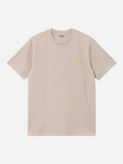 Carhartt WIP - S/S Chase T-Shirt in Dusky Beige