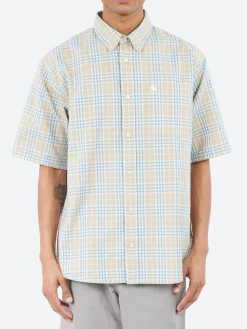 Carhartt WIP - S/S Niven Shirt in Wall and Wax