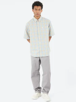 Carhartt WIP - S/S Niven Shirt in Wall and Wax