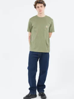 Carhartt WIP - S/S Pocket T-Shirt in Dollar Green